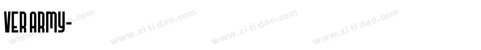 Ver Army字体转换